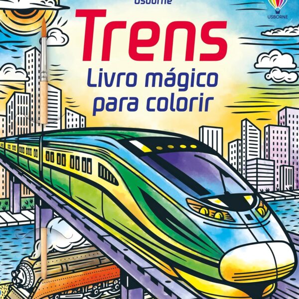 Trens: Livro mágico de colorir